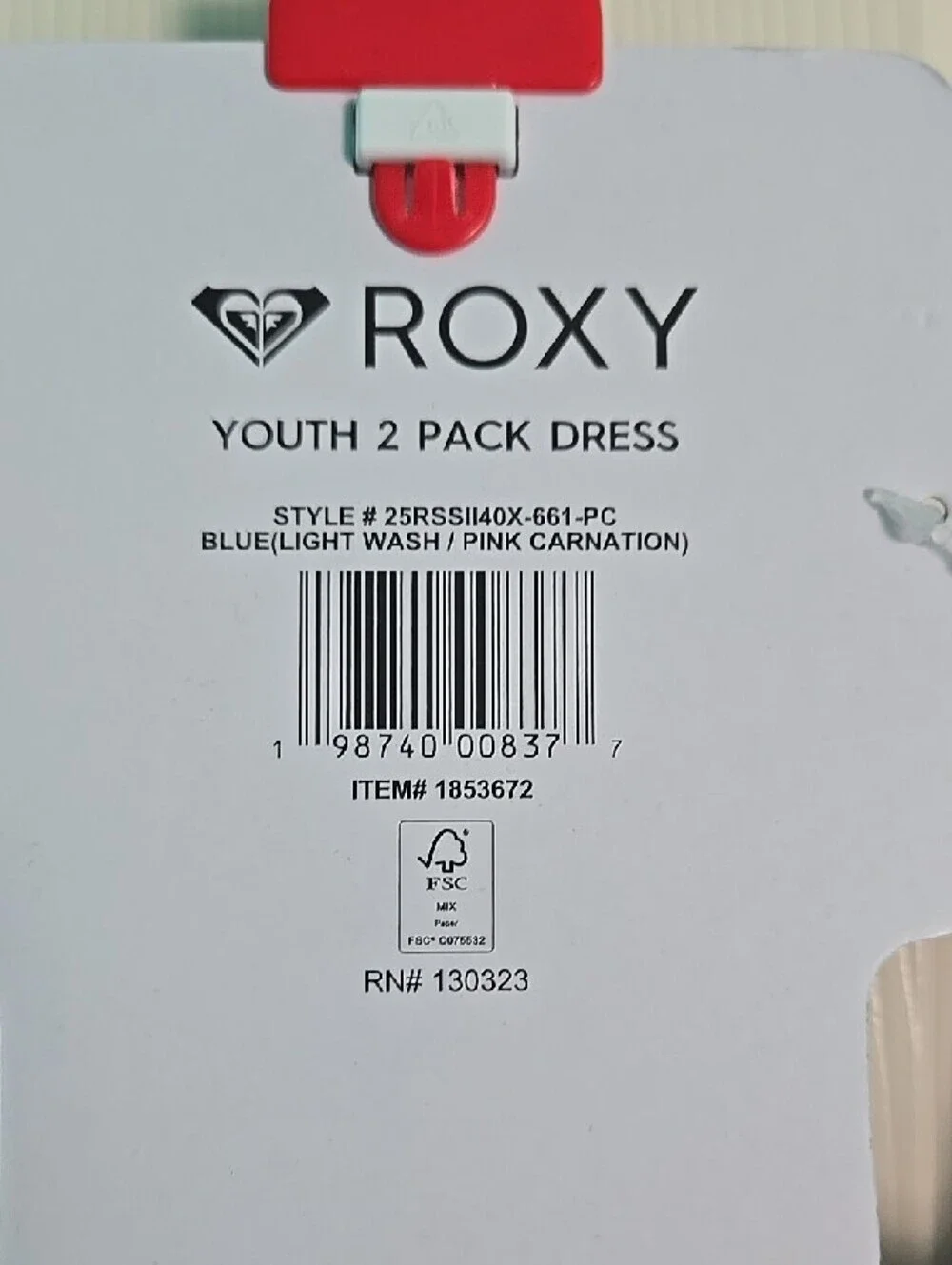 Roxy two piece